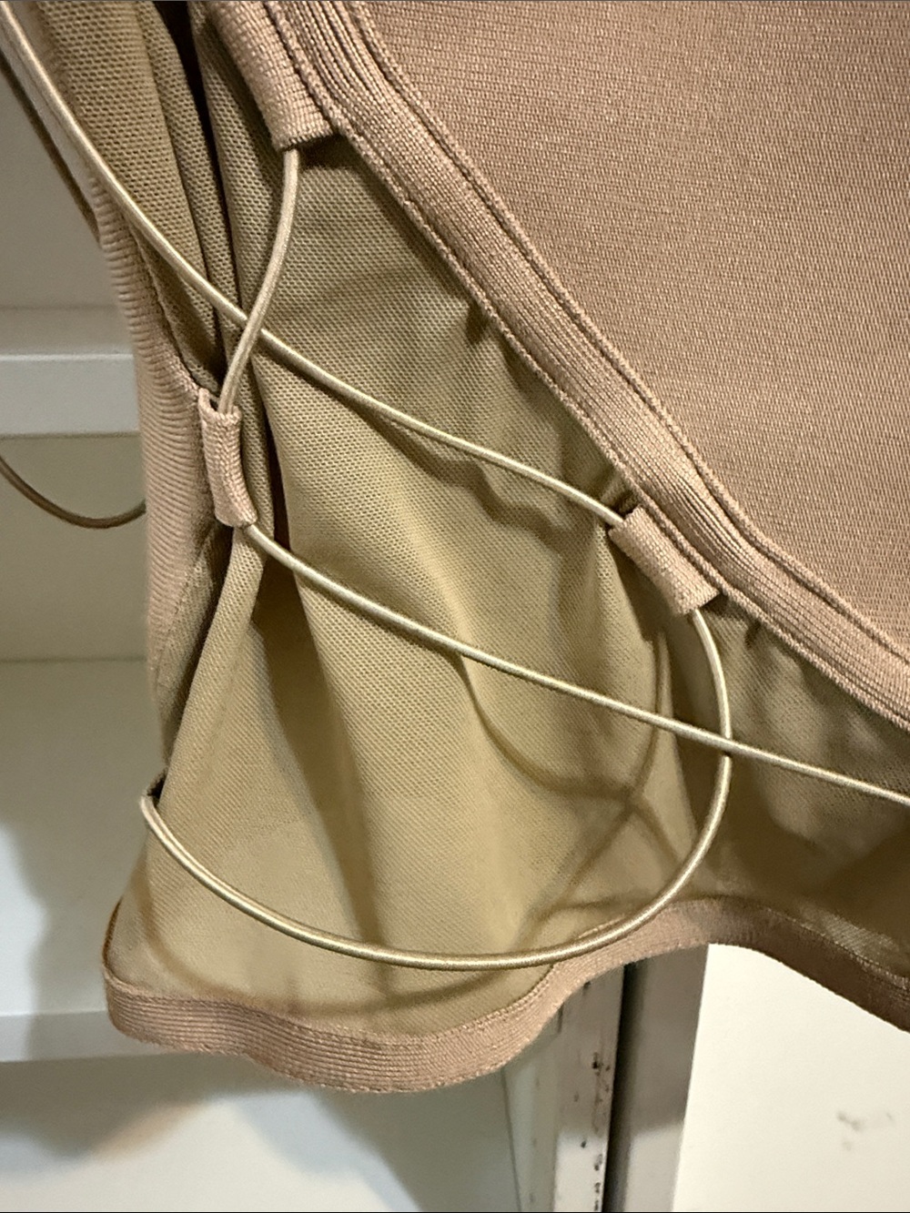 HERA Collection Taupe Bodycon Dress SM - Picture 4 of 10